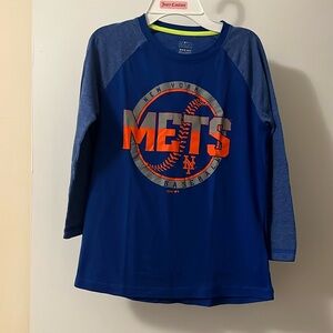 New York Mets boys baseball shirt size M (10/12)